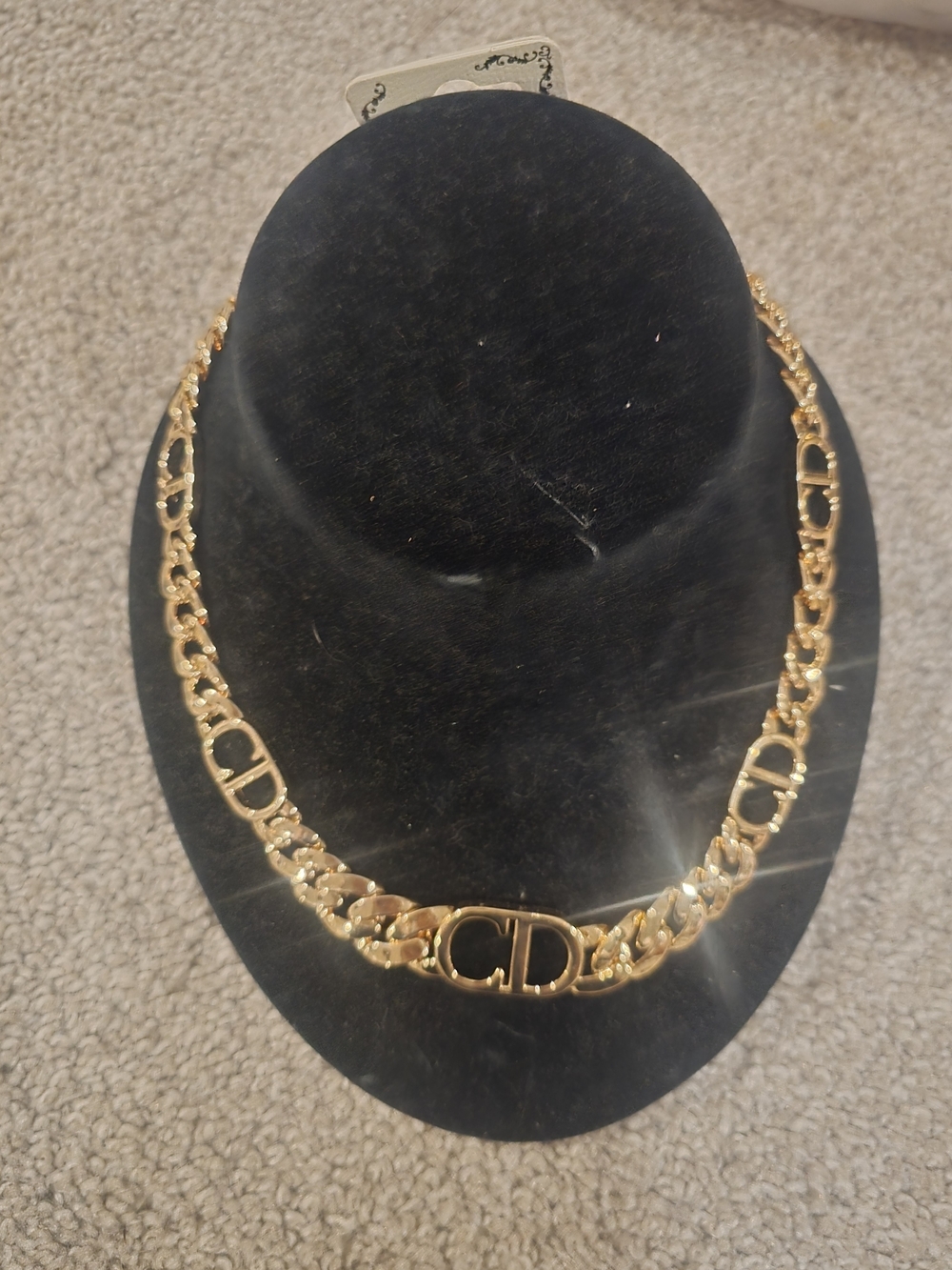 22kgp Dubai Gold-Tone Women Link Necklace